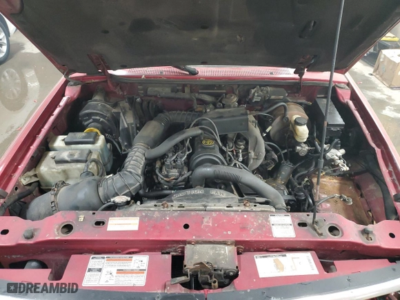 1995 Ford Ranger Splash with VIN 1FTCR10AXSPA71444, listed as a Copart auction lot 89157435 with 166,151 mi miles and Salvage Title. Bid and sale history available at carsss.com. Image 11.
