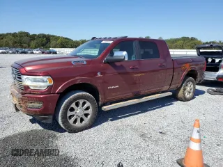 2019 Ram 2500 Laramie with VIN 3C6UR5NL9KG592799, listed as a Copart auction lot 74996084 with 41,652 mi miles and Salvage Title. Bid and sale history available at carsss.com. Image 1.