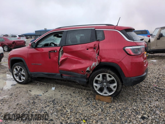 2021 Jeep Compass Limited with VIN 3C4NJDCB0MT527990, listed as a Copart auction lot 44637765 with 76,095 mi miles and Salvage Title. Bid and sale history available at carsss.com. Image 2.