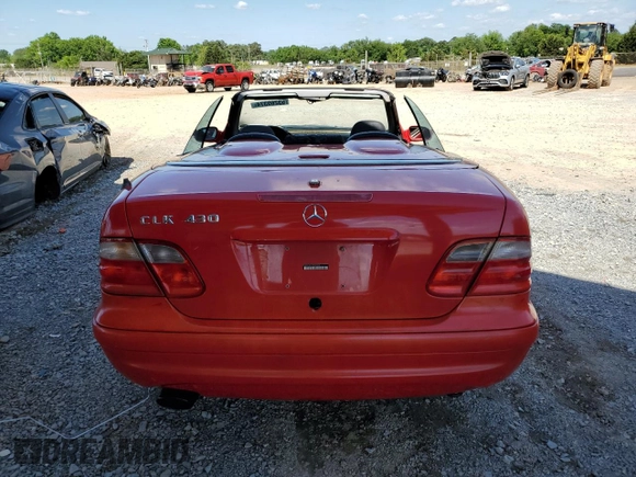 2000 Mercedes-Benz CLK 320/430 z VIN WDBLK70G7YT039206, wystawiony jako Copart lot #53269374 z przebiegiem Nie podano mil oraz Nie do naprawy • Non repairable. Historia ofert i sprzedaży dostępna na DreamBid. Obrazek 6.