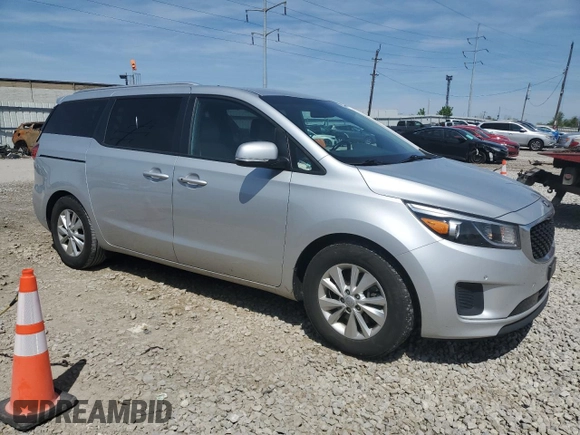 2018 Kia Sedona LX with VIN KNDMB5C16J6373264, listed as a Copart auction lot 53598725 with 94,142 mi miles and Salvage Title. Bid and sale history available at carsss.com. Image 4.