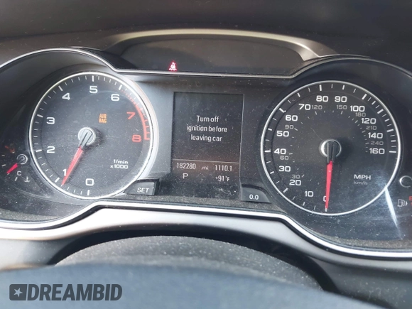 2014 Audi A4 Premium Plus with VIN WAUFFAFL8EA009723, listed as a IAAI auction lot 42651671 with 182,280 mi miles and . Bid and sale history available at DreamBid. Image 7.