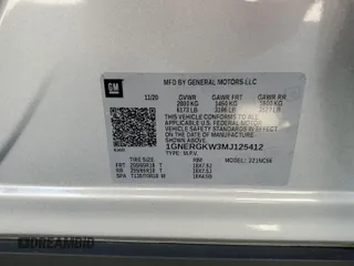 2021 Chevrolet Traverse LT Cloth with VIN 1GNERGKW3MJ125412, listed as a Copart auction lot 67136104 with 76,129 mi miles and Non Repairable. Bid and sale history available at carsss.com. Image 13.