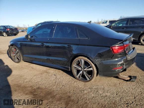 2018 Audi RS 3 z VIN WUABWGFF6J1903375, wystawiony jako Copart lot #49492155 z przebiegiem 62 838 mil mil oraz Szkoda całkowita • Salvage title. Historia ofert i sprzedaży dostępna na DreamBid. Obrazek 2.