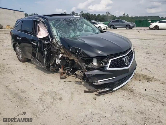 2020 Acura MDX with VIN 5J8YD3H32LL013733, listed as a Copart auction lot 66059504 with 57,306 mi miles and Salvage Title. Bid and sale history available at carsss.com. Image 12.