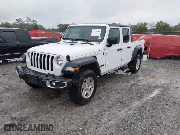 2023 Jeep Gladiator Sport S z VIN 1C6HJTAG5PL533877, wystawiony jako IAAI lot #41615284 z przebiegiem 41 191 mil mil oraz . Historia ofert i sprzedaży dostępna na DreamBid. Obrazek 2.