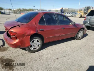 2001 Chevrolet Cavalier LS with VIN 1G1JF52T617216511, listed as a Copart auction lot 80996044 with 83,952 mi miles and Salvage Title. Bid and sale history available at carsss.com. Image 3.