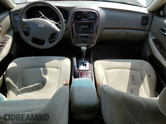 2005 Hyundai Sonata GLS with VIN KMHWF35H55A148781, listed as a Copart auction lot 48931395 with 166,589 mi miles and Non Repairable. Bid and sale history available at carsss.com. Image 8.