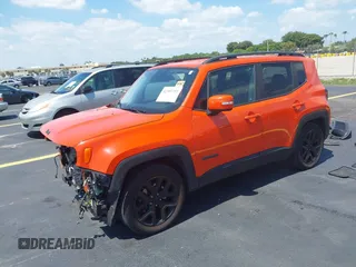 2017 Jeep Renegade Latitude with VIN ZACCJABB9HPF64850, listed as a IAAI auction lot 42307751 with 111,022 mi miles and . Bid and sale history available at DreamBid. Image 2.