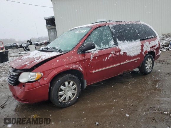 2007 Chrysler Town & Country LWB Touring with VIN 2A4GP54L37R100616, listed as a Copart auction lot 86968914 with 115,413 mi miles and Clean Title. Bid and sale history available at carsss.com. Image 1.