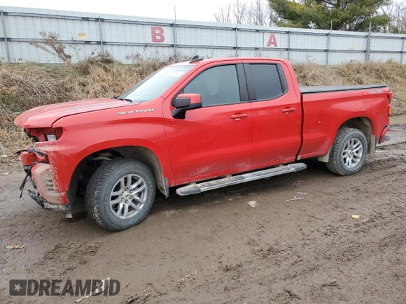 2019 Chevrolet Silverado 1500 RST with VIN 1GCRYEEK2KZ285600, listed as a Copart auction lot 83615634 with 37,625 mi miles and Clean Title. Bid and sale history available at DreamBid. Image 1.