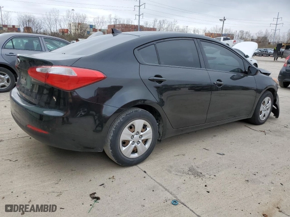2015 Kia Forte LX with VIN KNAFK4A69F5335555, listed as a Copart auction lot 71662124 with 0 mi miles and Salvage Title. Bid and sale history available at carsss.com. Image 3.