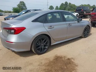 2024 Honda Civic Sedan Sport with VIN 2HGFE2F51RH554183, listed as a IAAI auction lot 42078953 with 18,939 mi miles. Bid and sale history available at carsss.com. Image 4.