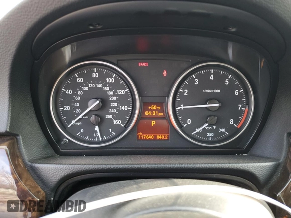 2008 BMW 3 Series 335xi with VIN WBAVD53538A285102, listed as a Copart auction lot 47385935 with 117,640 mi miles and Salvage Title. Bid and sale history available at carsss.com. Image 9.