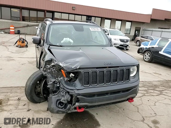 2019 Jeep Renegade Trailhawk z VIN ZACNJBC15KPJ87863, wystawiony jako Copart lot #47967385 z przebiegiem 98 467 mil mil oraz Szkoda całkowita • Salvage title. Historia ofert i sprzedaży dostępna na DreamBid. Obrazek 11.