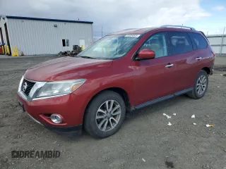 2015 Nissan Pathfinder SL z VIN 5N1AR2MMXFC715079, wystawiony jako Copart lot #51834045 z przebiegiem 82 726 mil mil oraz Szkoda całkowita • Salvage title. Historia ofert i sprzedaży dostępna na DreamBid. Obrazek 1.