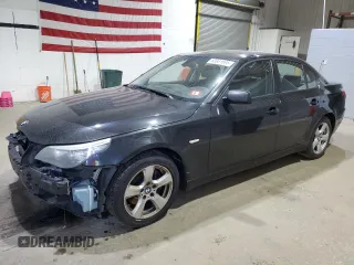 2008 BMW 5 Series 535xi with VIN WBANV93508C130595, listed as a Copart auction lot 60861695 with 143,287 mi miles and Salvage title. Bid and sale history available at DreamBid. Image 1.