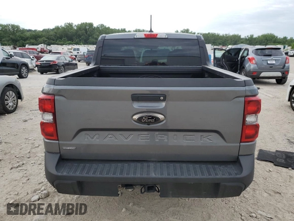 2024 Ford Maverick XLT with VIN 3FTTW8H3XRRA80896, listed as a Copart auction lot 59260445 with 25,629 mi miles and Salvage title. Bid and sale history available at DreamBid. Image 6.