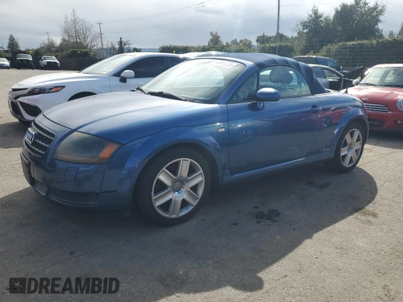 2003 Audi TT with VIN TRUTC28N831009114, listed as a Copart auction lot 46265735 with 109,686 mi miles and Clean Title. Bid and sale history available at carsss.com. Image 1.