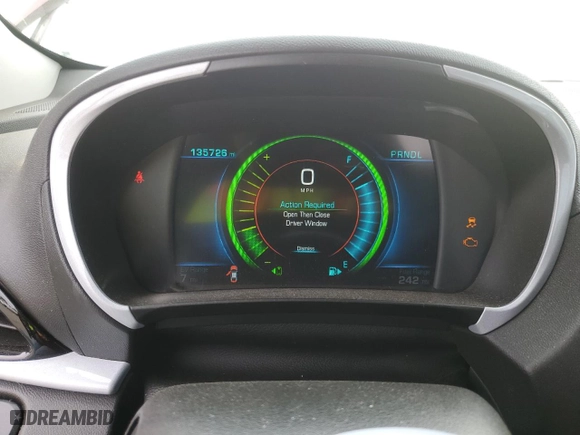 2016 Chevrolet Volt LT with VIN 1G1RC6S50GU140328, listed as a Copart auction lot 47650445 with 135,726 mi miles and Salvage Title. Bid and sale history available at carsss.com. Image 9.