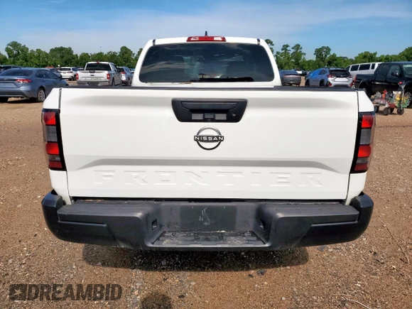 2024 Nissan Frontier S with VIN 1N6ED1CL4RN634494, listed as a Copart auction lot 56923345 with 22,469 mi miles and Salvage title. Bid and sale history available at DreamBid. Image 6.