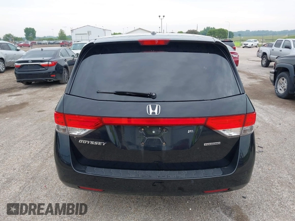 2015 Honda Odyssey Touring Elite with VIN 5FNRL5H97FB124565, listed as a IAAI auction lot 42358412 with 206,444 mi miles and . Bid and sale history available at DreamBid. Image 17.