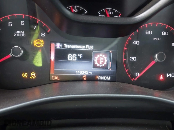 2016 GMC Canyon 4WD SLE with VIN 1GTG6CE3XG1224575, listed as a IAAI auction lot 41265987 with 118,345 mi miles. Bid and sale history available at carsss.com. Image 7.