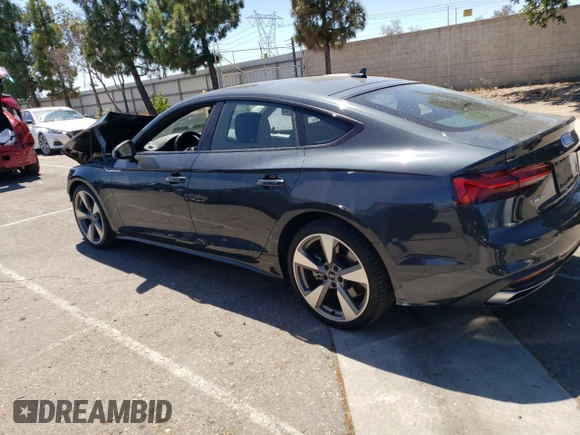 2020 Audi A5 Sportback Premium Plus with VIN WAUCNCF57LA012810, listed as a Copart auction lot 64711943 with 21,078 mi miles. Bid and sale history available at carsss.com. Image 2.