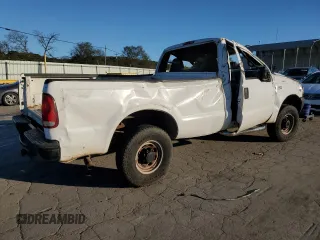 2002 Ford Super Duty F-250 XL with VIN 1FTNF21L52EC49070, listed as a Copart auction lot 75403484 with 163,606 mi miles and Salvage Title. Bid and sale history available at carsss.com. Image 3.