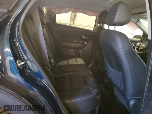 2017 Kia Niro Touring with VIN KNDCE3LC0H5063880, listed as a Copart auction lot 49809454 with 25,817 mi miles and Salvage Title. Bid and sale history available at carsss.com. Image 10.