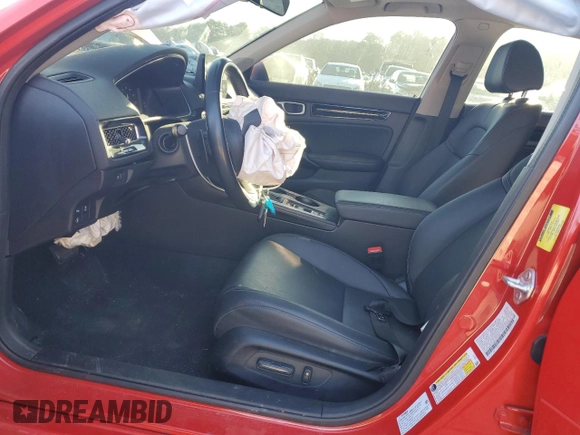 2023 Honda Civic Touring z VIN 2HGFE1F96PH307560, wystawiony jako Copart lot #46883585 z przebiegiem 50 950 mil mil oraz Szkoda całkowita • Salvage title. Historia ofert i sprzedaży dostępna na DreamBid. Obrazek 7.