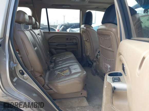 2005 Honda Pilot EX-L z VIN 2HKYF18665H523484, wystawiony jako IAAI lot #41697429 z przebiegiem 294 241 mil mil oraz . Historia ofert i sprzedaży dostępna na DreamBid. Obrazek 8.