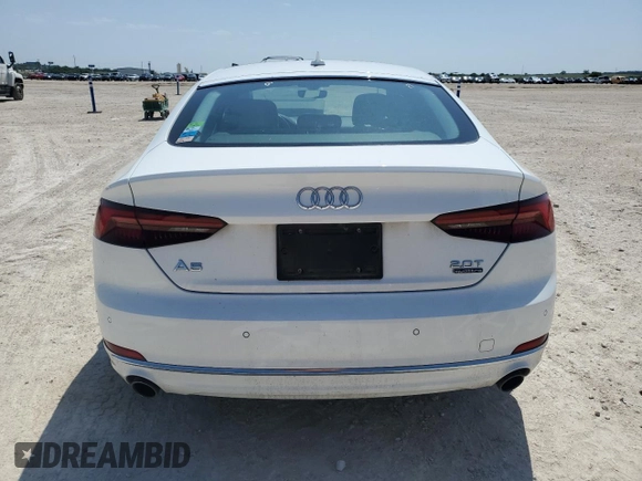 2018 Audi A5 Sportback Premium Plus z VIN WAUBNCF55JA098546, wystawiony jako Copart lot #52731175 z przebiegiem 39 029 mil mil oraz Szkoda całkowita • Salvage title. Historia ofert i sprzedaży dostępna na DreamBid. Obrazek 6.