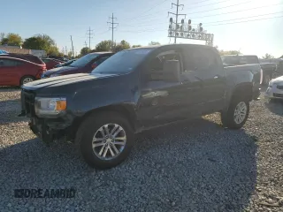 2017 GMC Canyon 4WD SLT with VIN 1GTP6DE11H1224440, listed as a Copart auction lot 76589364 with 156,904 mi miles and Salvage Title. Bid and sale history available at carsss.com. Image 1.