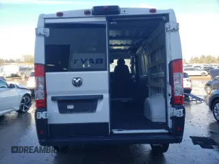 2023 Ram ProMaster Cargo with VIN 3C6LRVVG1PE596511, listed as a Copart auction lot 42750335 with 4,604 mi miles and Salvage Title. Bid and sale history available at DreamBid. Image 6.
