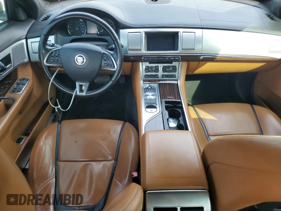2012 Jaguar XF Portfolio with VIN SAJWA0HB9CLS28855, listed as a Copart auction lot 51770025 with 0 mi miles and Salvage Title. Bid and sale history available at carsss.com. Image 8.