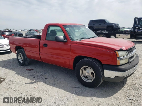 2003 Chevrolet Silverado 1500 with VIN 1GCEC14X33Z271919, listed as a Copart auction lot 53507845 with 233,803 mi miles and Salvage Title. Bid and sale history available at carsss.com. Image 4.