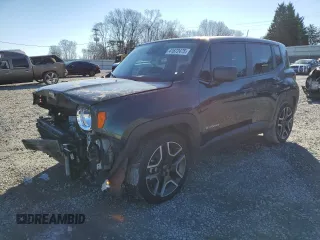 2021 Jeep Renegade Sport with VIN ZACNJCAB9MPM22477, listed as a Copart auction lot 41672475 with 101,076 mi miles and Salvage Title. Bid and sale history available at DreamBid. Image 1.