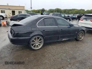 2003 BMW 5 Series 530iA with VIN WBADT63423CK32058, listed as a Copart auction lot 72435004 with 0 mi miles and Salvage Title. Bid and sale history available at carsss.com. Image 3.