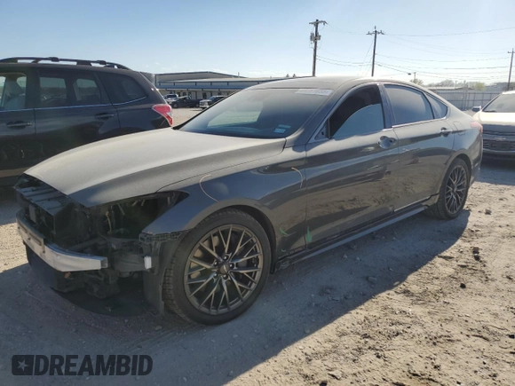 2019 Genesis G80 3.8L with VIN KMHGN4JE9KU299822, listed as a Copart auction lot 48251655 with 77,154 mi miles and Salvage title. Bid and sale history available at DreamBid. Image 1.