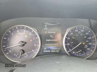 2014 Infiniti Q50 Premium with VIN JN1BV7AP4EM676758, listed as a Copart auction lot 58843275 with 138,404 mi miles and Salvage title. Bid and sale history available at DreamBid. Image 9.