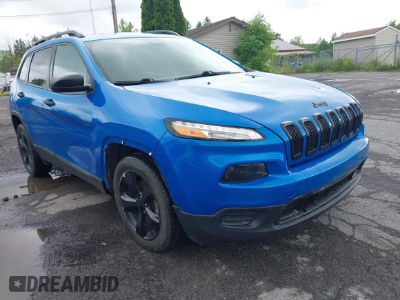2017 Jeep Cherokee Sport with VIN 1C4PJLAB6HW617599, listed as a IAAI auction lot 42456069 with 78,773 mi miles and . Bid and sale history available at DreamBid. Image 1.