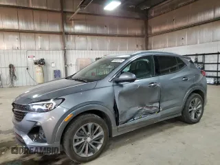 2022 Buick Encore GX Essence with VIN KL4MMGSLXNB018646, listed as a Copart auction lot 88899385 with 15,757 mi miles and Salvage Title. Bid and sale history available at carsss.com. Image 1.