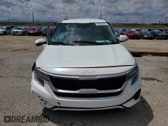 2023 Kia Seltos S with VIN KNDEU2AA7P7393039, listed as a Copart auction lot 59363435 with 29,945 mi miles and Salvage title. Bid and sale history available at DreamBid. Image 5.