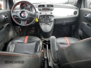2015 FIAT 500e with VIN 3C3CFFGEXFT581703, listed as a Copart auction lot 44638645 with 80,423 mi miles and Salvage Title. Bid and sale history available at carsss.com. Image 8.