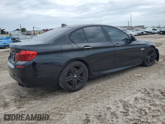 2016 BMW 5 Series 550i with VIN WBAKN9C50GD962143, listed as a Copart auction lot 59698315 with 108,016 mi miles and Clean title. Bid and sale history available at DreamBid. Image 3.