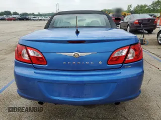 2008 Chrysler Sebring Limited с VIN 1C3LC65M58N260965, выставлен на аукционе Copart как лот 59744215 с пробегом 67 891 миль миль и Списание • Salvage title. История ставок и продаж доступна на DreamBid. Изображение 6.