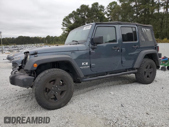 2008 Jeep Wrangler Unlimited X with VIN 1J4GB39138L602949, listed as a Copart auction lot 78503934 with 181,023 mi miles and Salvage Title. Bid and sale history available at DreamBid. Image 1.