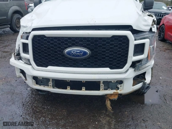2018 Ford F-150 XL with VIN 1FTEW1E53JFD33466, listed as a IAAI auction lot 41577330 with 108,436 mi miles. Bid and sale history available at carsss.com. Image 20.