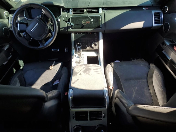 2020 Land Rover Range Rover Sport SVR with VIN SALWZ2RE0LA731657, listed as a Copart auction lot 74499814 with 28,663 mi miles and Salvage Title. Bid and sale history available at carsss.com. Image 8.